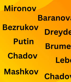 Russian Last Names