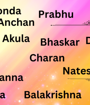 Telugu Surnames List