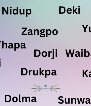 Bhutanese Surname List