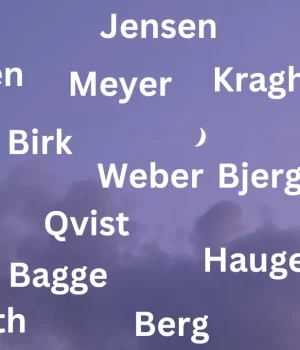 Traditional Danish Surnames List Traditional Danish Surnames List