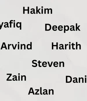 Malaysia Male Names